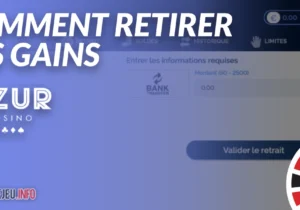 Comment retirer ses gains sur Azur Casino ?