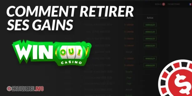 Comment retirer ses gains sur Winoui ?