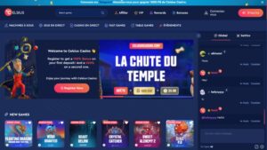 capture d'&eacute;cran page d'accueil celsuis casino