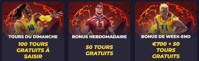 capture d'écran bonus recharge free spins powbet casino