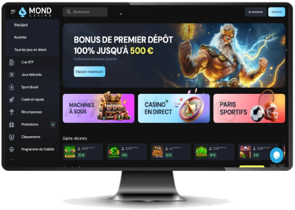 capture decran interface mondcasino
