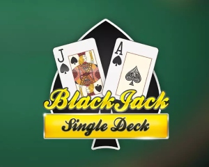 logo blackjack single deck