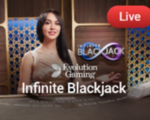 logo infinite blackjack evolution gaming