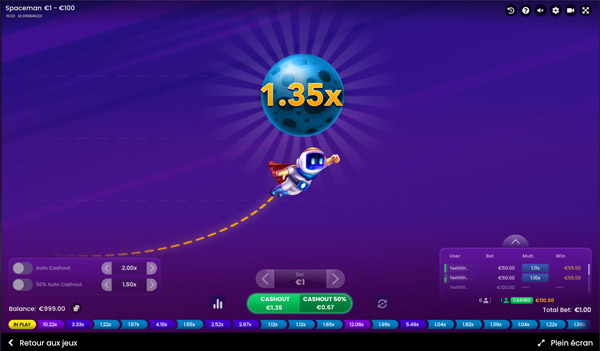 spaceman mini jeux capture d’écran