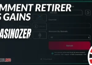 Comment retirer ses gains sur Casinozer en 2026 ?