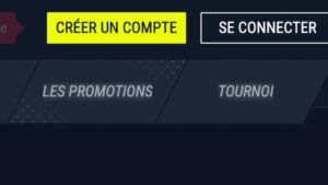 capture d'&eacute;cran bouton inscription rabona casino