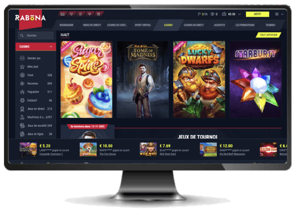 rabona casino version desktop
