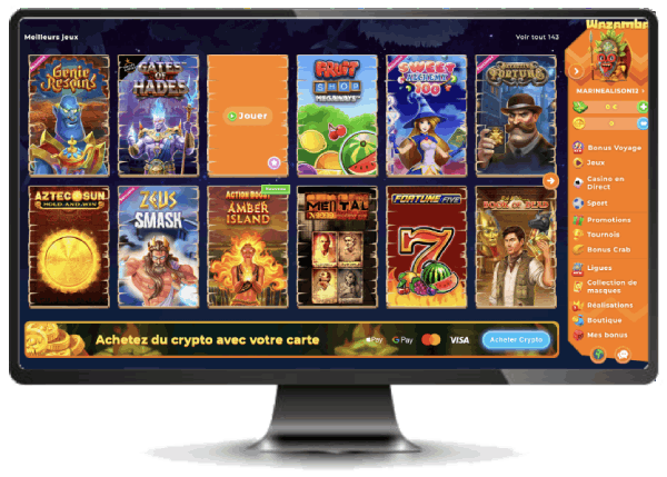 wazamba casino version desktop