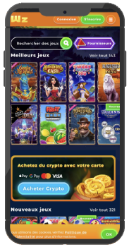 wazamba casino version mobile