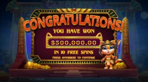 Gain de free spins sur la machine &agrave; sous Cleocatra