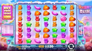 L'interface de sugar rush