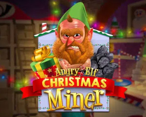 logo angry elf christmas miner