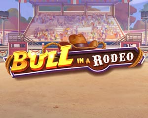 logo machine à sous bull in a rodeo