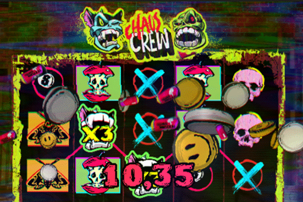 Interface de la machine &agrave; sous Chaos Crew