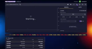Interface du mini jeu meteoroid