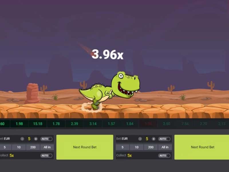 Jeu du Dino capture d'&eacute;cran