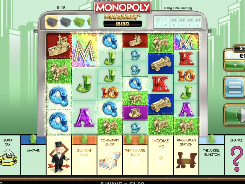 Monopoly Megaways capture d'écran