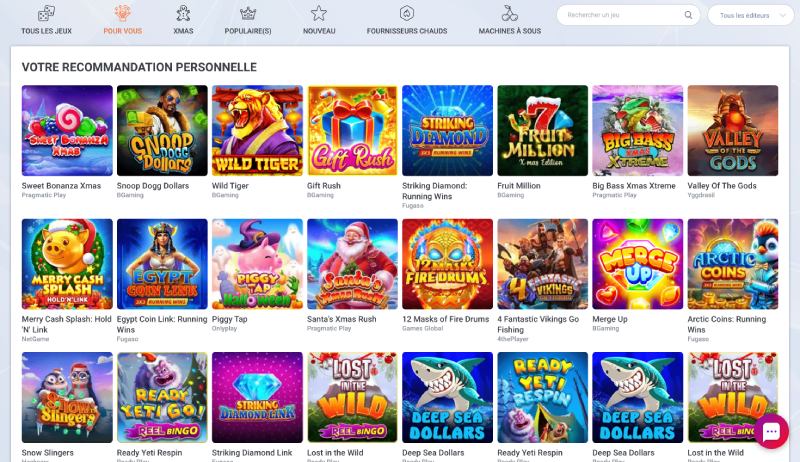 capture d'écran tonybet casino machines a sous