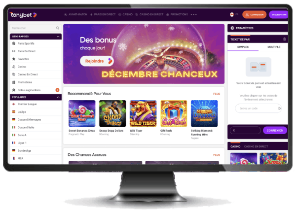 tonybet casino version desktop