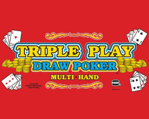 triple play draw poker igt logo