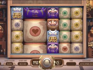 capture d'écran lucky neko gigablox slot