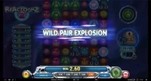 Fonctionnalité wild pair explosion activée