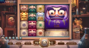 Interface de lucky neko gigablox