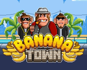 banana town logo