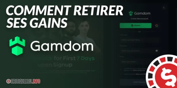 Comment retirer ses gains sur Gamdom en 2026 ?