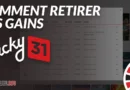 Bannière retirer gains Lucky31