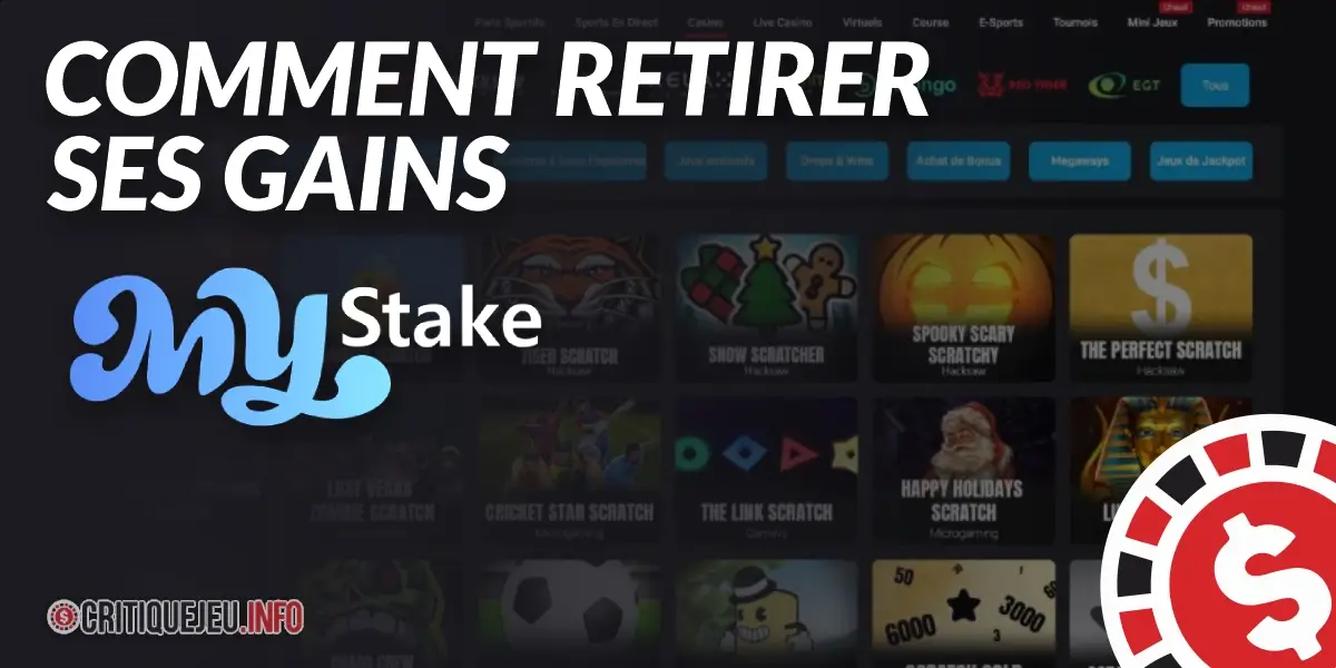 Comment retirer ses gains sur MyStake en 2026 ?