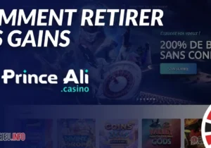 Comment retirer ses gains sur Prince Ali Casino ?