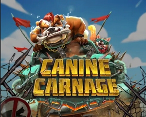 canine carnage slot logo