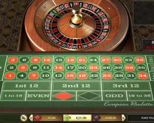 capture d'écran european roulette betsoft