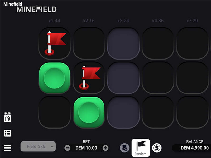 Minefield Casino capture d'écran
