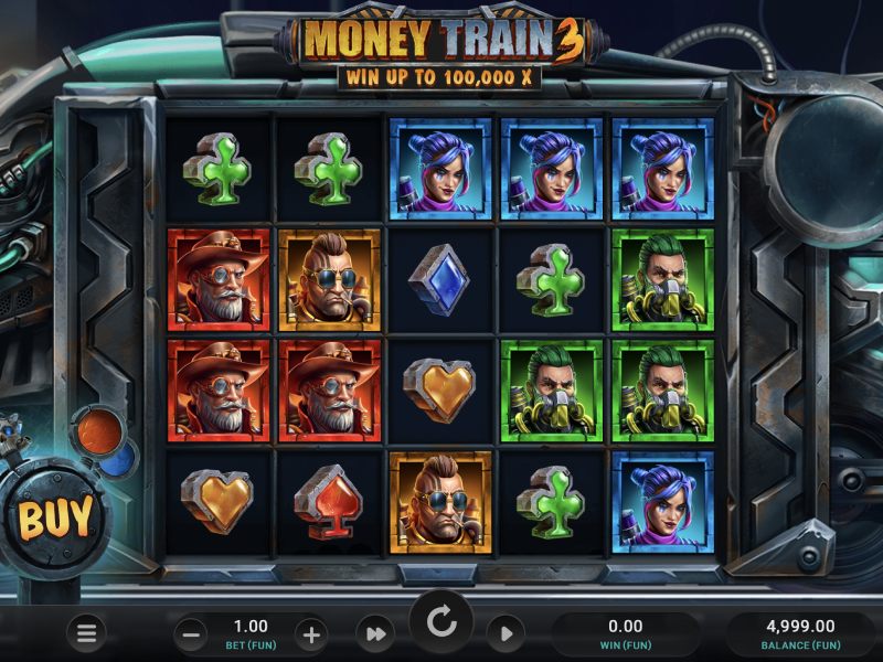 capture d'écran slot money train 3