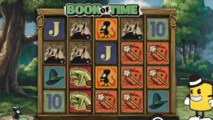 Interface de la machine &agrave; sous Book Of Time