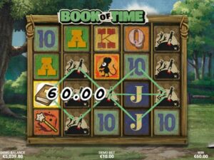 Combinaison gagnante sur la machine &agrave; sous Book Of Time