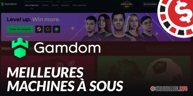 Les meilleures machines à sous Gamdom