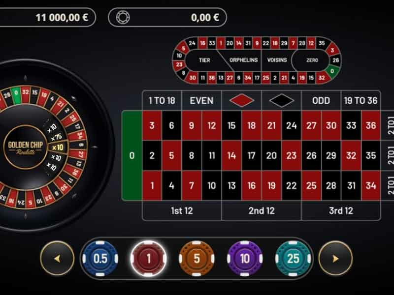 Golden Chip Roulette capture d'écran