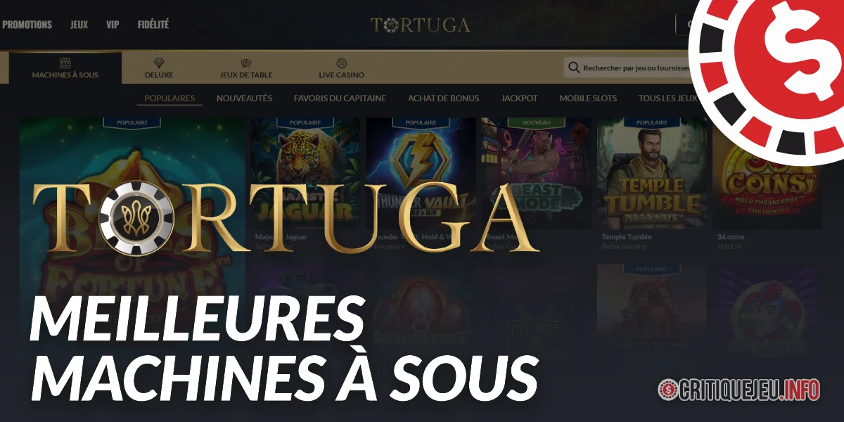 Machines à sous Tortuga