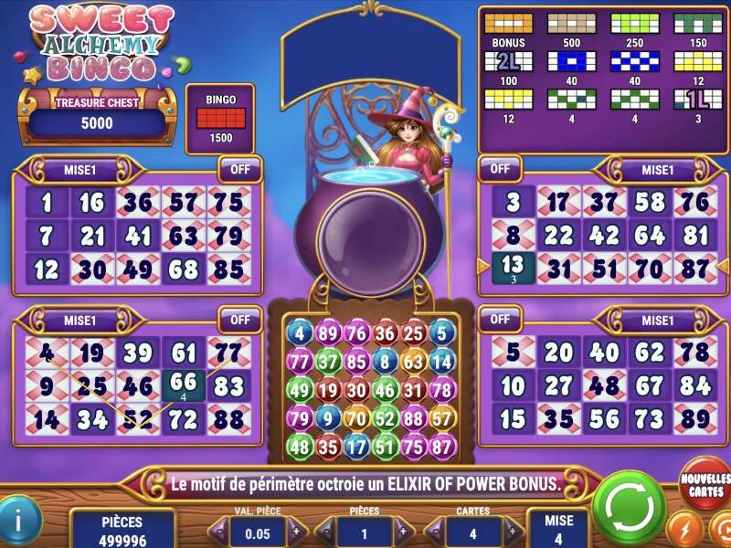 Sweet Alchemy Bingo capture d'écran