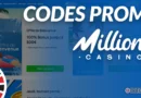 Bannière codes promo Millionz Casino