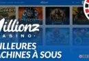 Bannière meilleures machines à sous Millionz Casino