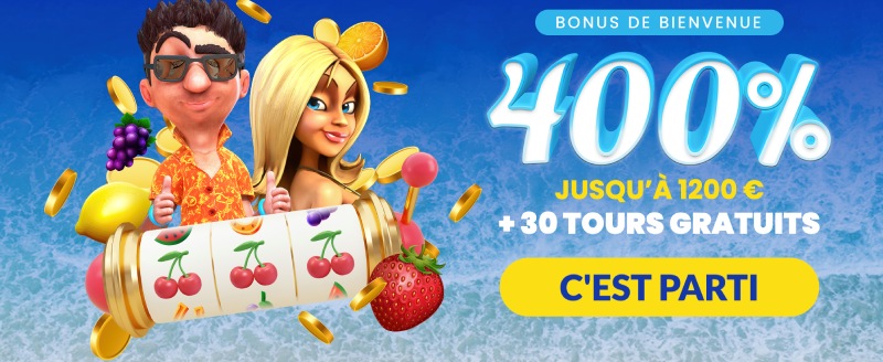 capture d'écran bonus de bienvenue lucky treasure