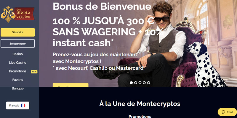 tangkapan layar beranda montecryptos