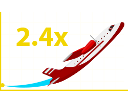 illustration jeu de crash casino avion blanc