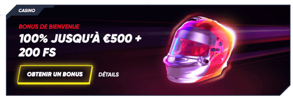 capture d'écran bonus de bienvenue quickwin casino