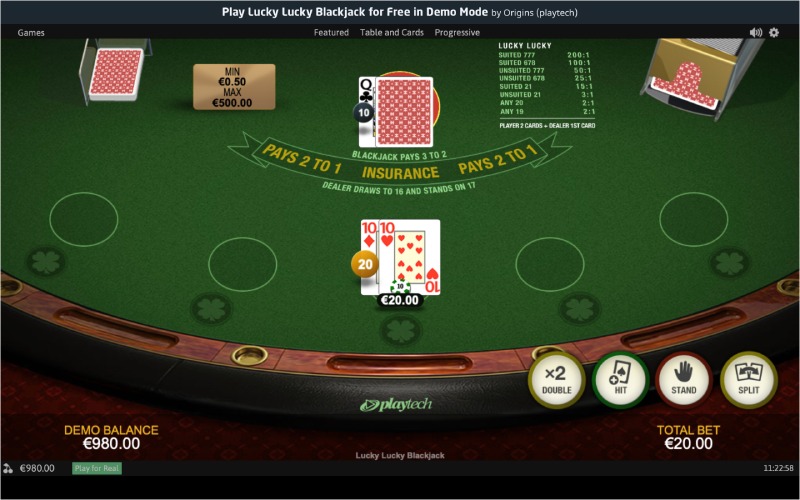 Lucky Lucky Blackjack Jouer Gratuitement Démo