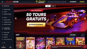 capture d'&eacute;cran page d'accueil quickwin casino